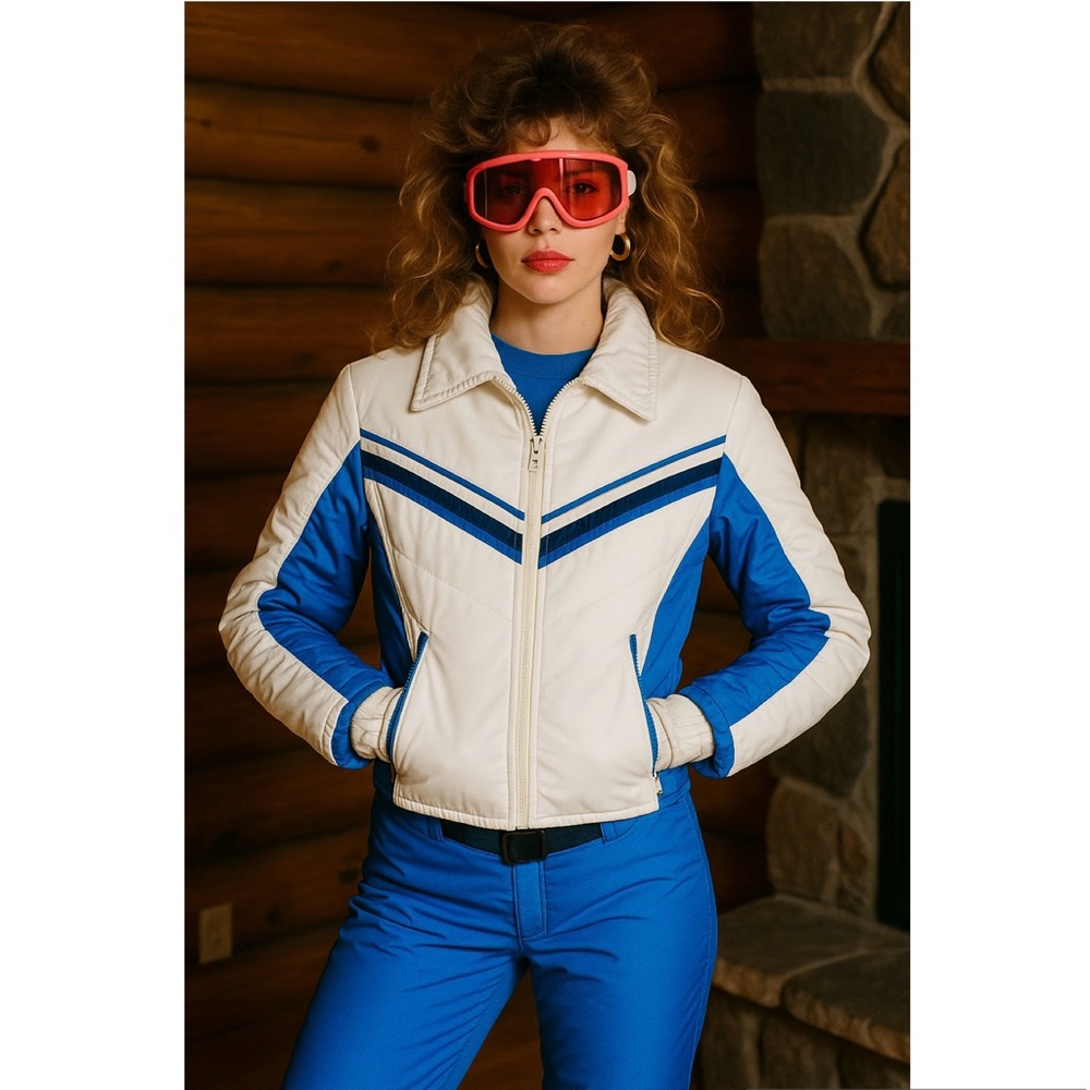 Vintage 80’s White Stag Apres Ski Winter Puffy Jacket Size Small
